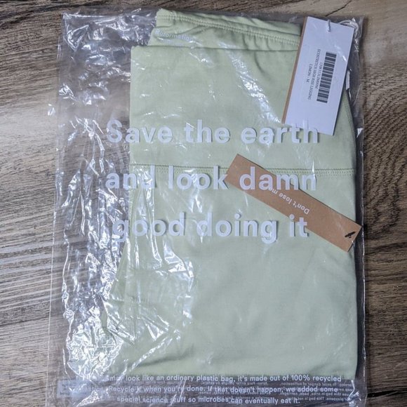 Reformation Ecostretch High Rise Legging Limon Green Workout Athleisure Size M, - Picture 6 of 7